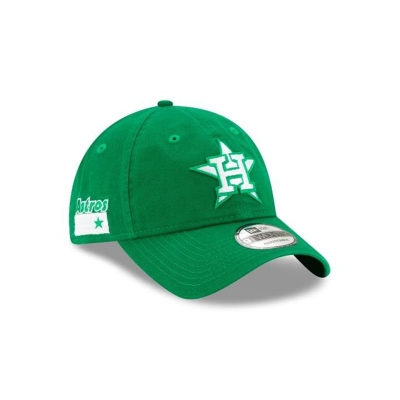 Houston Astros Gorra | New Era MLB St Patricks Day 9twenty Adjustable Cap Mexico - Verdes